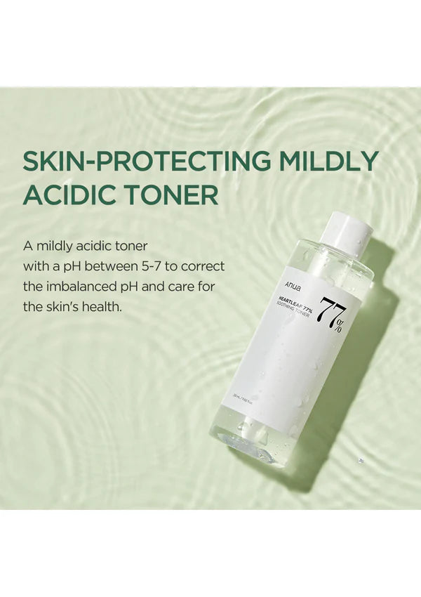 ANUA heartleaf 77% soothing toner 250ml big size