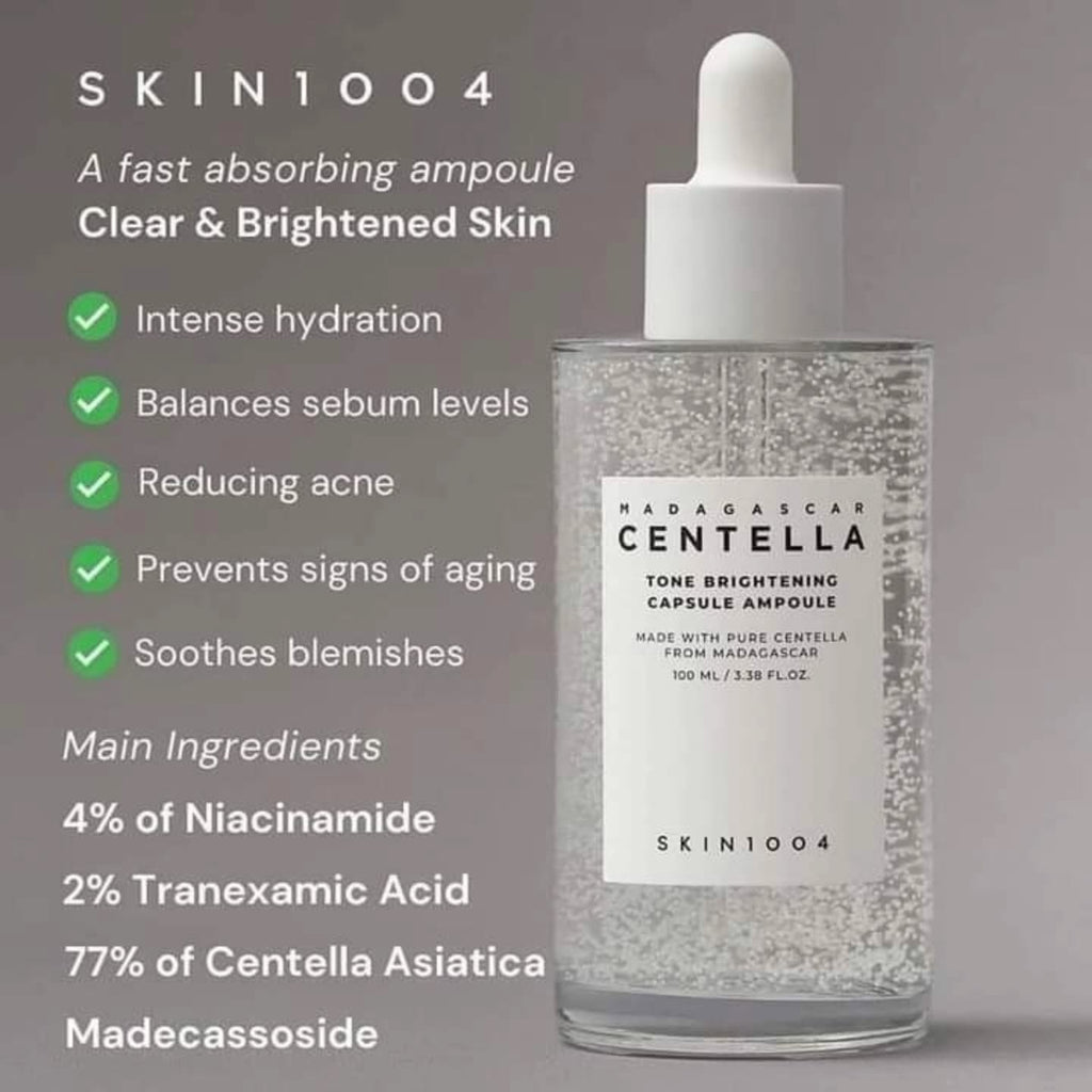 Centella SKIN 1004 Madagascar TONE BRIGHTENING Fresh Ampoule 100ml
