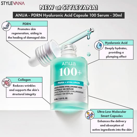 Anua PDRN+Hyaluron Capsule 100 Serum 30ml