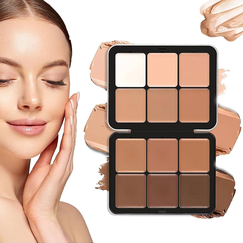 Carla Secret Concealer & contour Palette 12 cream shades
