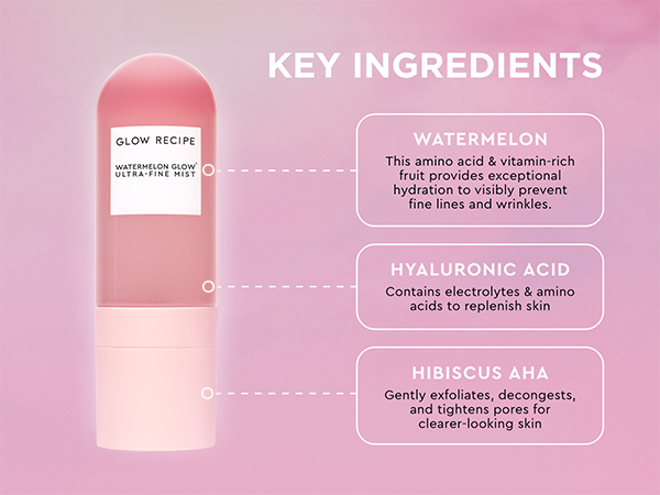 Glow recipe Watermelon Glow Ultra-Fine Mist