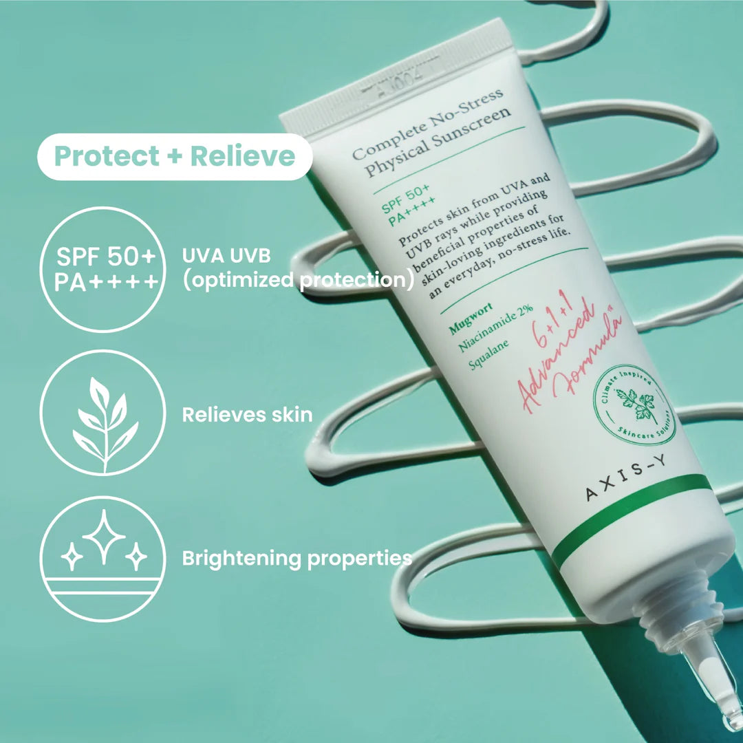 AXIS-Y Complete No Stress Physical Sunscreen SPF 50