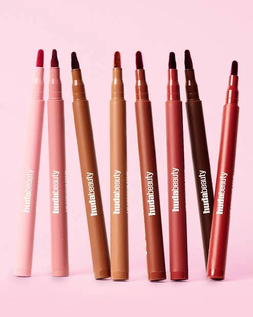 Huda Beauty lip stain for 12-Hour  water proof