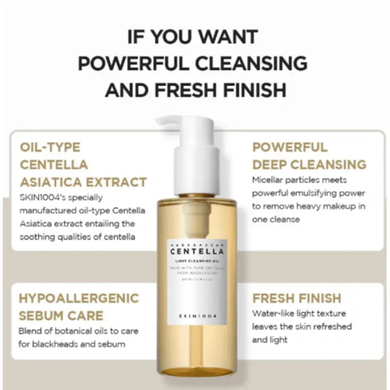 SKIN1004 - CENTELLA LIGHT CLEANSING OIL 200 ML