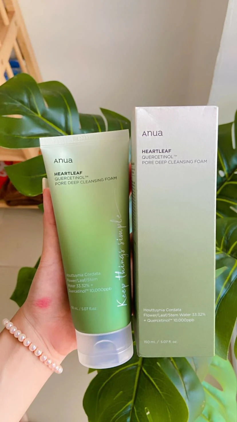 ANUA - HEARTLEAF QUERCETINOL PORE DEEP FOAM CLEANSER