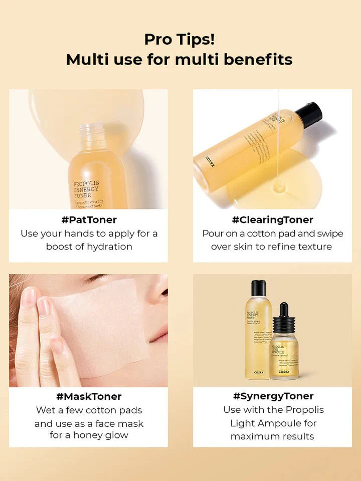 COSRX - Full Fit Propolis Synergy Toner 150ml ( with honey and propolis extract)