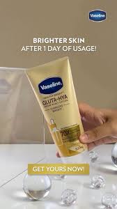 Vaseline Gluta-Hya Serum Burst UV Lotion - Flawless Bright 70x -200ml