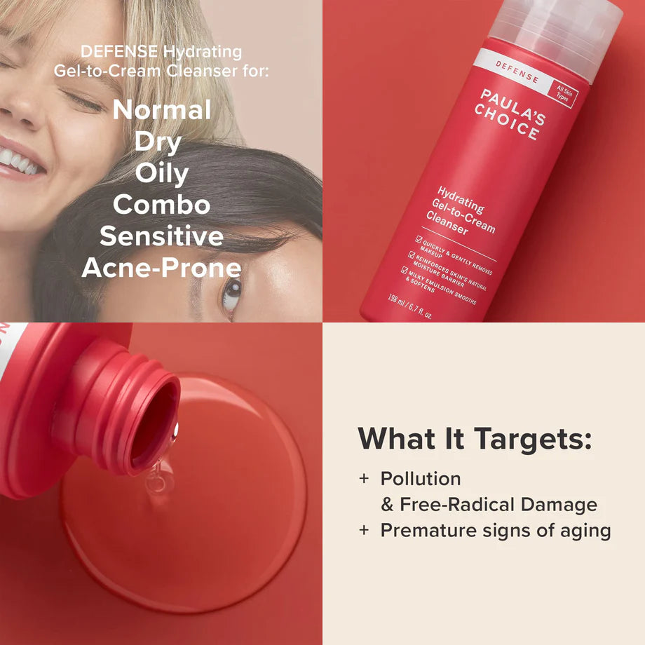 PAULA'S CHOICE Hydrating Gel-to-Cleanser 198ml