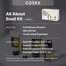 cosrx All About Snail Trial Kit 4 pcs