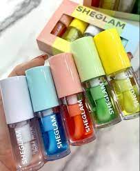 sheglam Jelly Wow Hydrating Lip Oil – Transparent Glossy (full bundle pack )