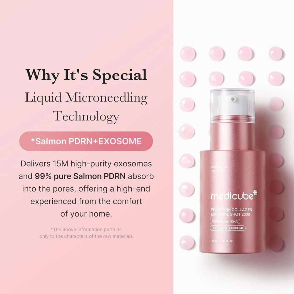 Medicube PDRN Pink Collagen Exosome Shot Serum 30ml